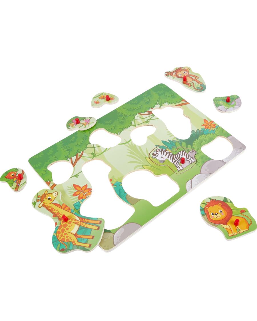 Holzpuzzle grün