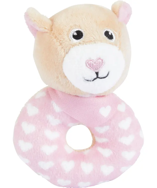 Plüschring mit Rassel