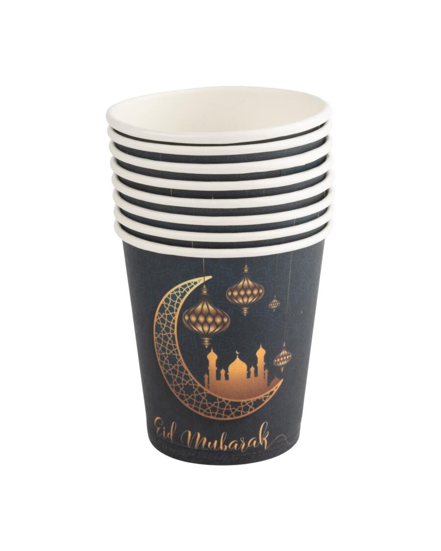 Pappbecher Orient dunkelblau