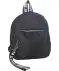 Rucksack mit Spruchband schwarz
