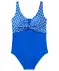 Blauer Badeanzug blau