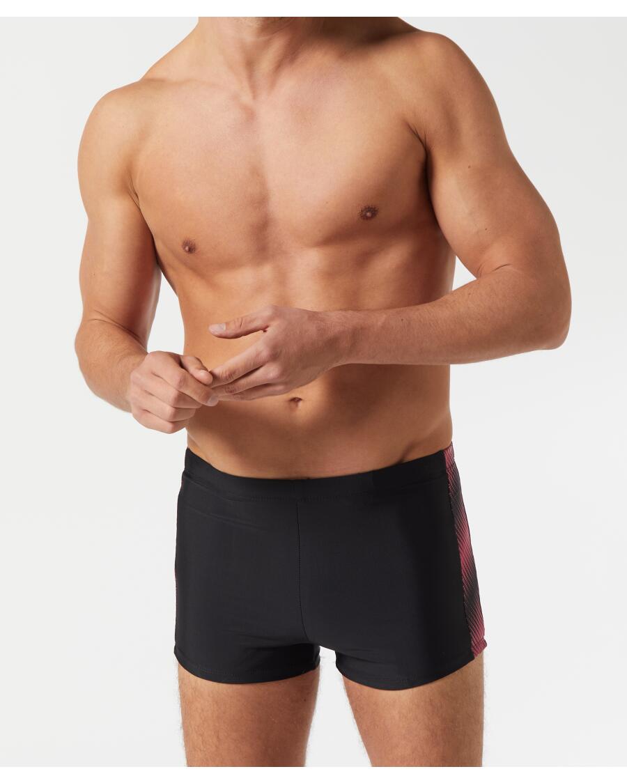 Retro Badehose schwarz
