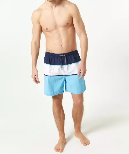 Badeshorts mit Blockstreifen