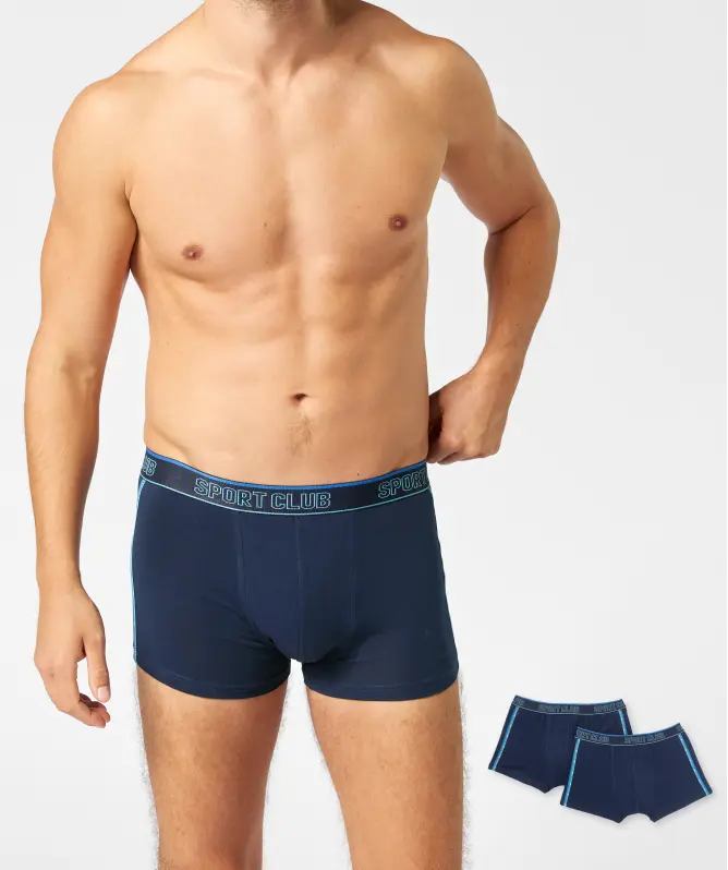 Retro Boxershorts mit Schriftzug