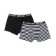 Retro Boxershorts mit Schriftzug
