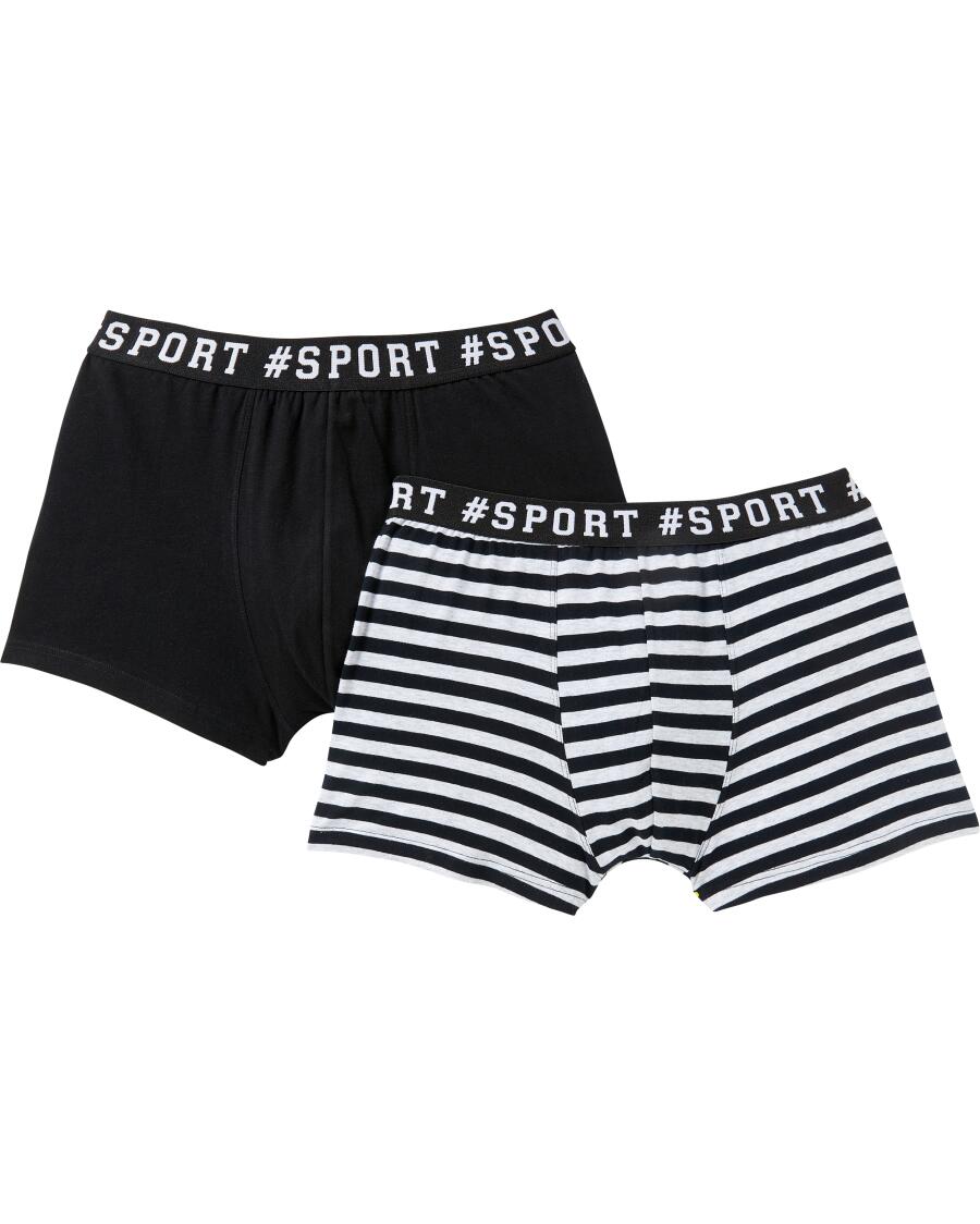 Bokserki w stylu retro z napisami Pakiet 2 szt., X-Mail
