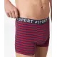 Retro Boxershorts mit Schriftzug