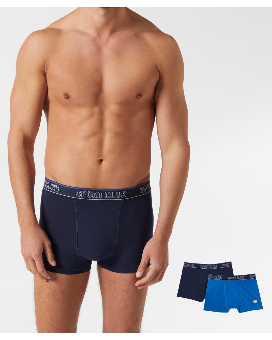 Retro Boxershorts dunkelblau