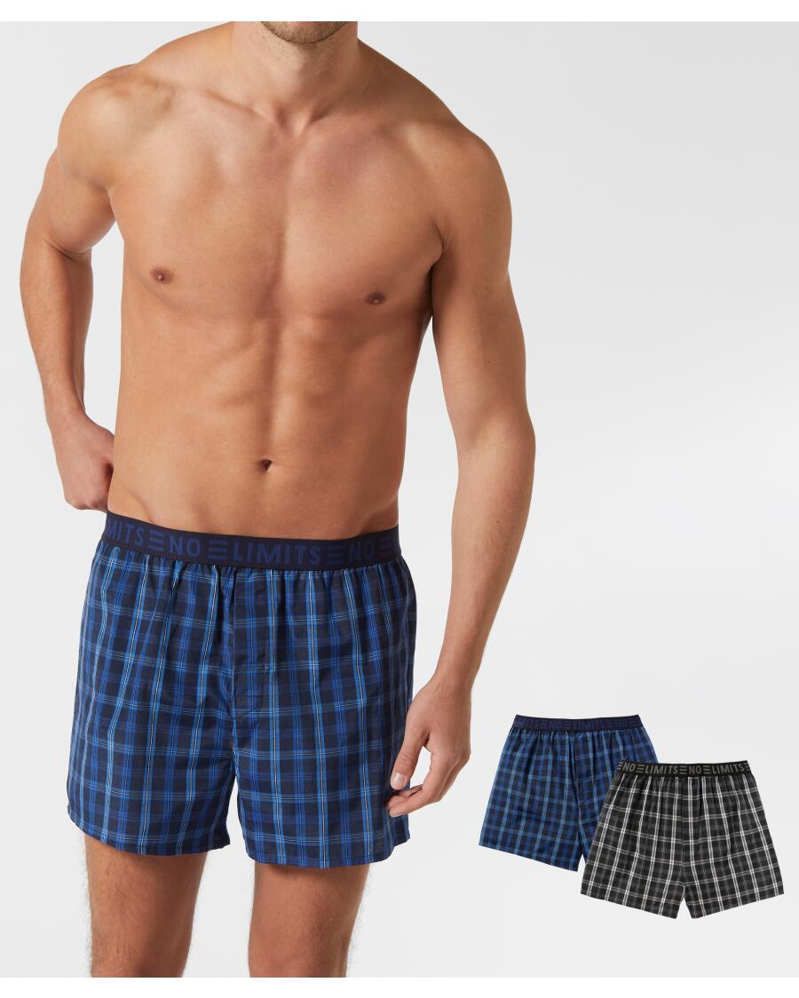 Doppelpack Boxershorts dunkelblau