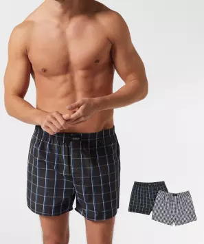 Karierte Boxershorts