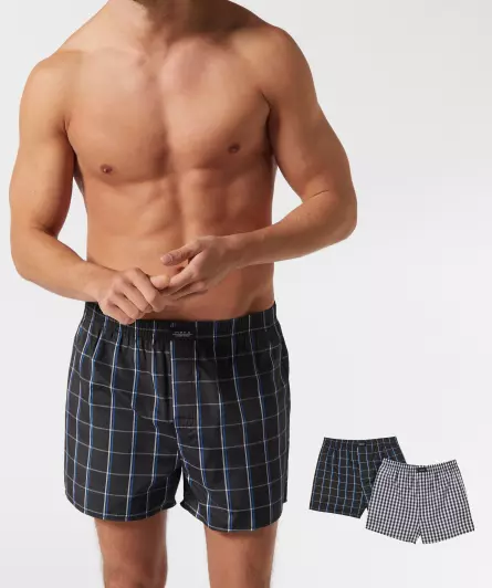 Karierte Boxershorts