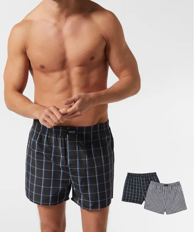 Karierte Boxershorts
