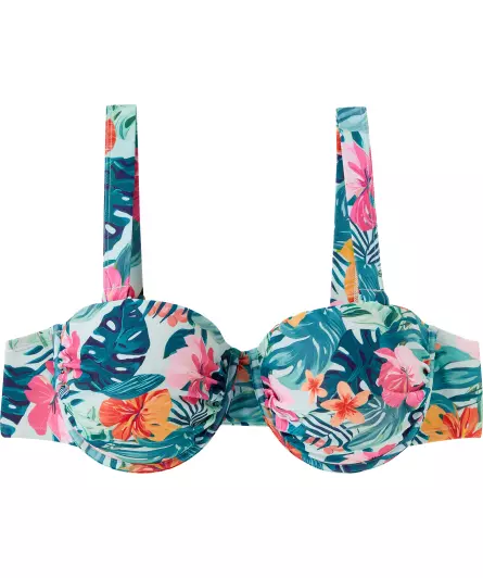 Bikinitop met bloemenpatroon