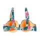 Bikini-Oberteil mit Blumenmuster