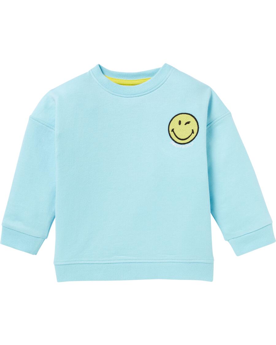 Smiley World Sweatshirt helltürkis