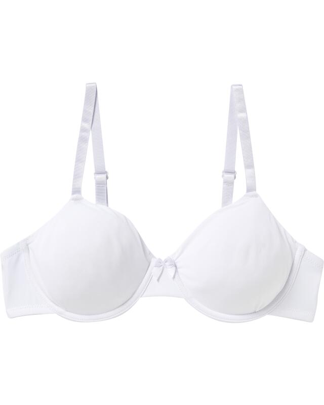 Soutien-gorge à armatures avec nœud femme, blanc (KiK Bügel-BH mit Schleife (weiß)) — KiK, produit allemand authentique au Maroc
