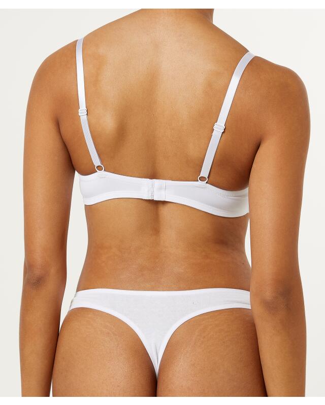 Soutien-gorge à armatures avec nœud femme, blanc (KiK Bügel-BH mit Schleife (weiß)) — KiK, produit allemand authentique au Maroc