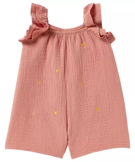 Jumpsuit mit Stickereien
