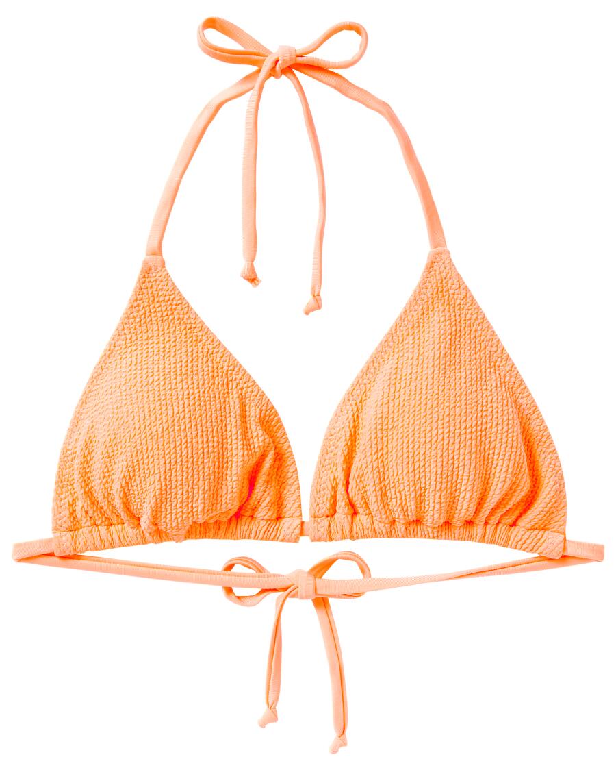 Trójkątna góra od bikini Janina, teksturowany materiał