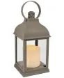 Laterne mit LED-Kerze