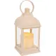 Laterne mit LED-Kerze
