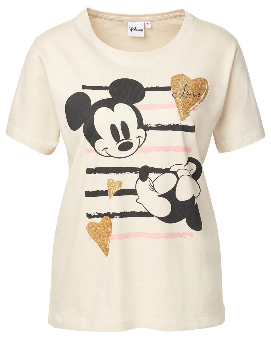 Koszulka Mickey & Minnie Disney, okrągły dekolt