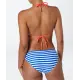Pruhované bikiny