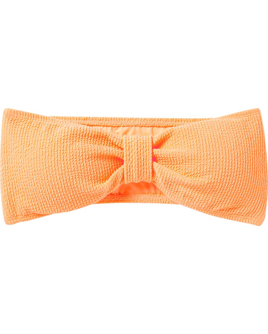 Góra od bikini bandeau Janina, teksturowany materiał