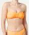 Bandeau Bikini-Oberteil orange