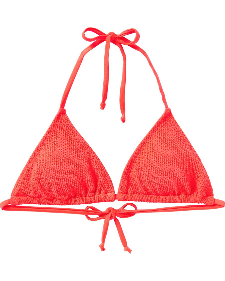 Trójkątna góra od bikini Janina, teksturowany materiał