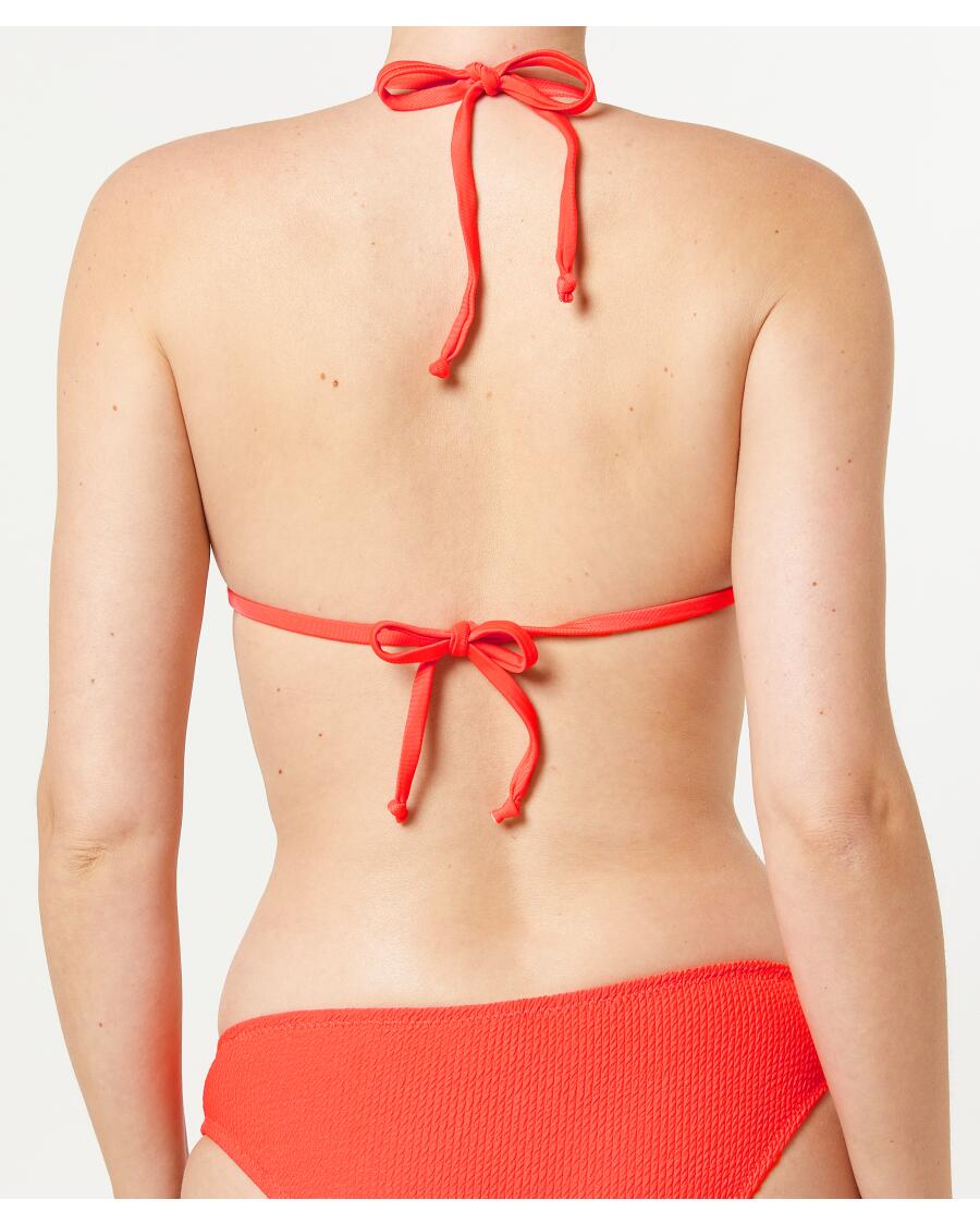 Trójkątna góra od bikini Janina, teksturowany materiał