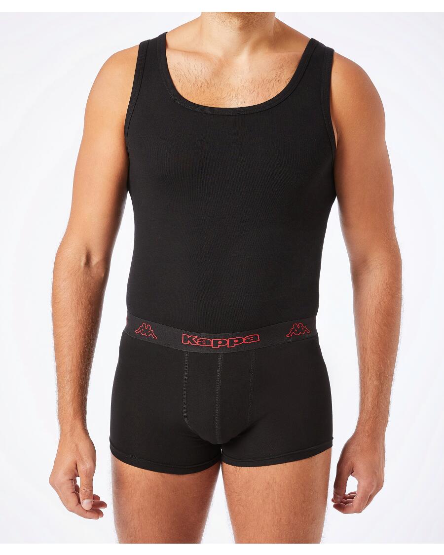 Kappa Retro Boxershorts schwarz