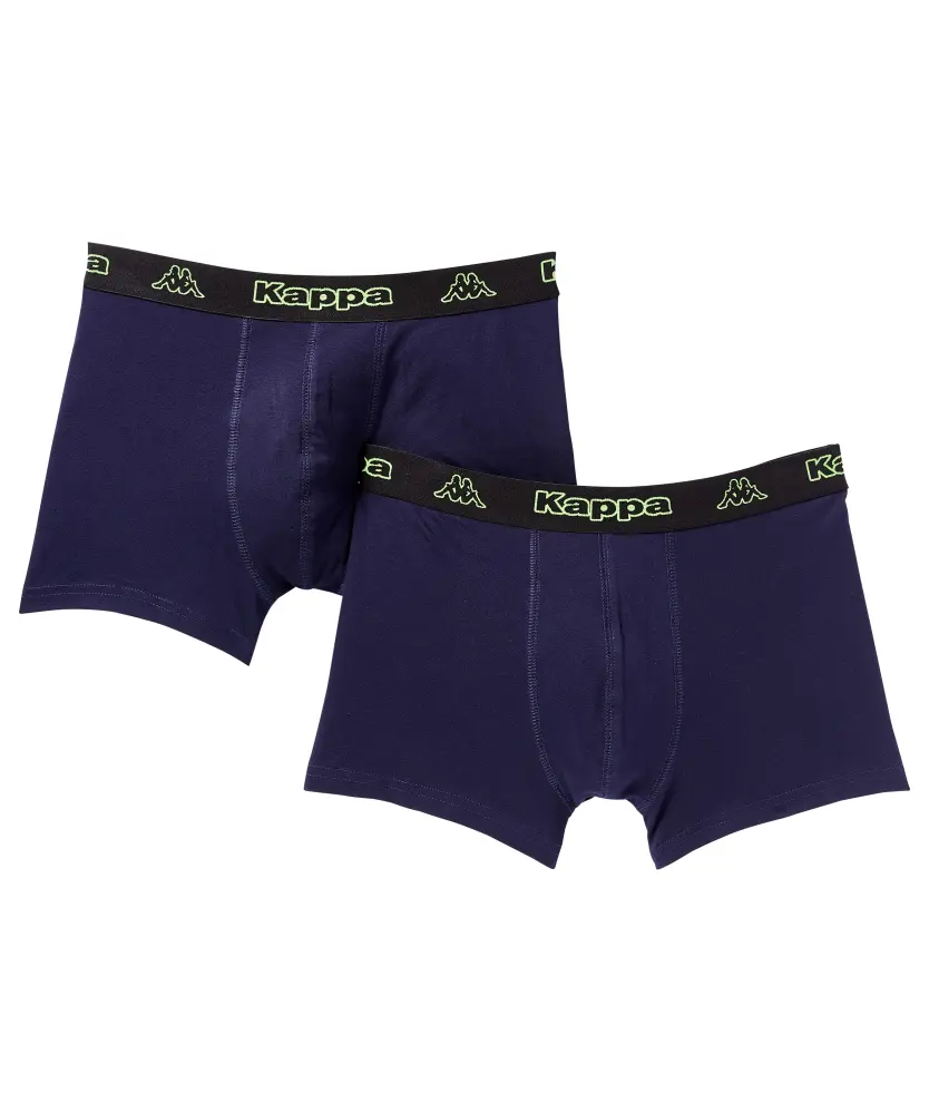 2er-Pack Boxershorts aus Baumwollsatin - Hellblau/Marineblau - Men | H&M DE