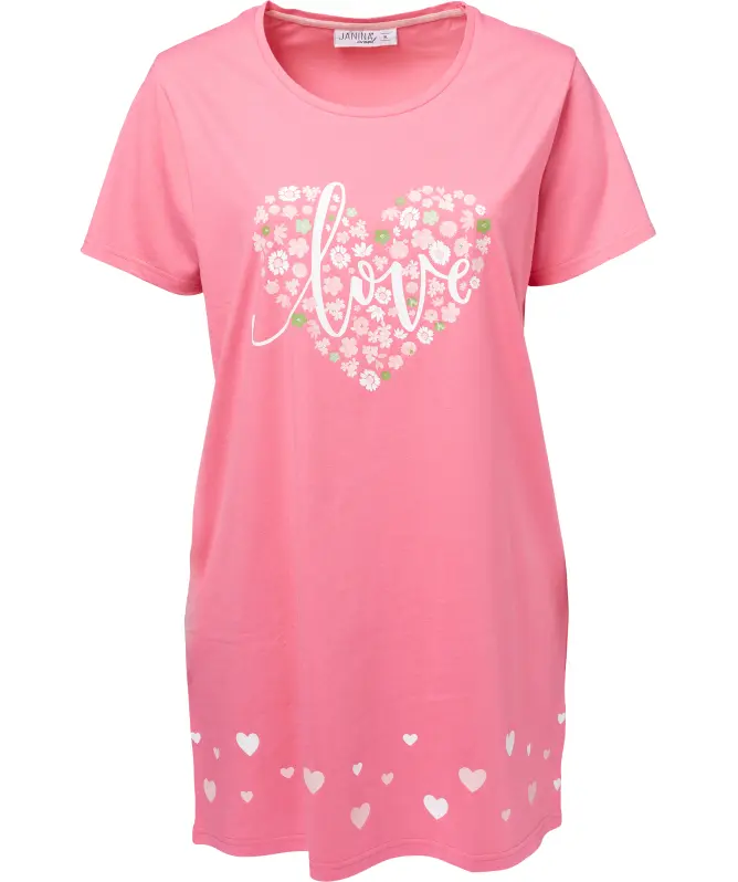 Bigshirt mit Herzen