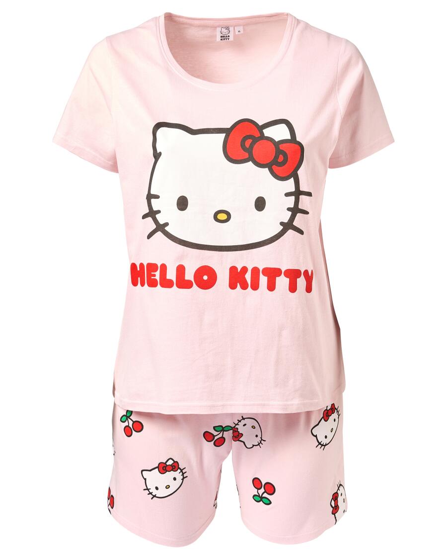 Hello Kitty Pyjama hellrosa