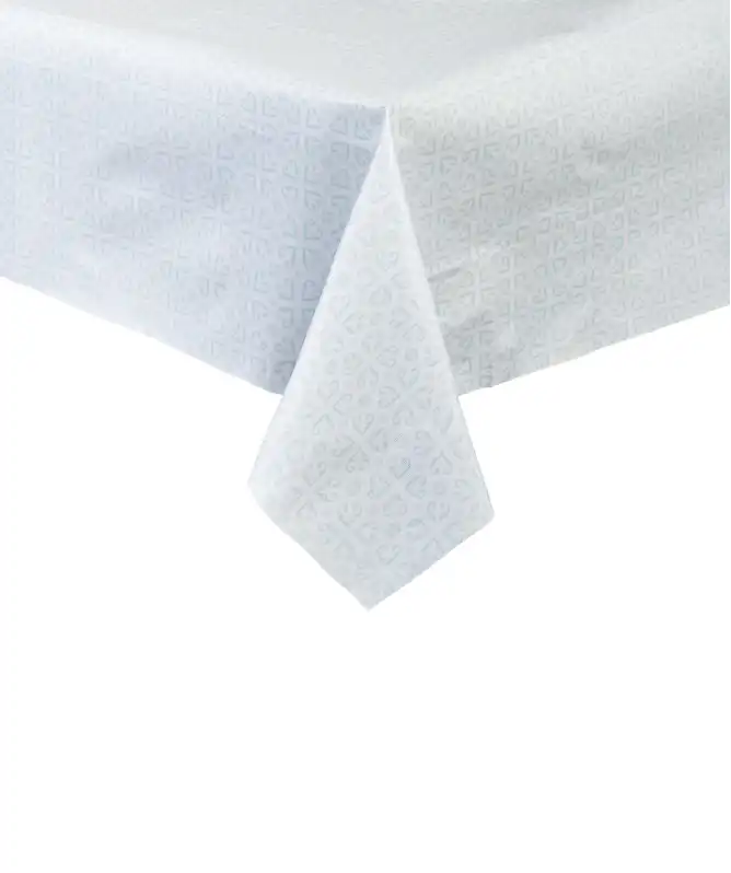 Gemusterte Wachstuchtischdecke