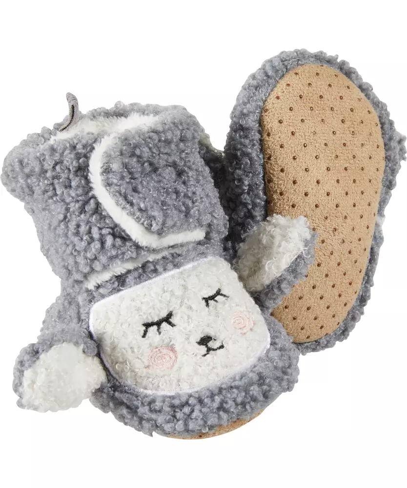 Babyschuhe Schaf Teddykopf Baby, ABS-Druck