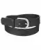 Gürtel aus glattem Kunstleder schwarz