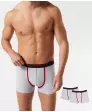 Retro boxershort met contrasterende stiksels
