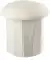 Sitzhocker Pilz weiß