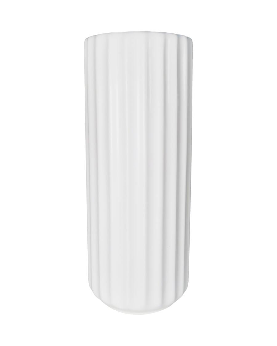 Ceramiczny wazon cylindryczny ok. 12 x 29 cm