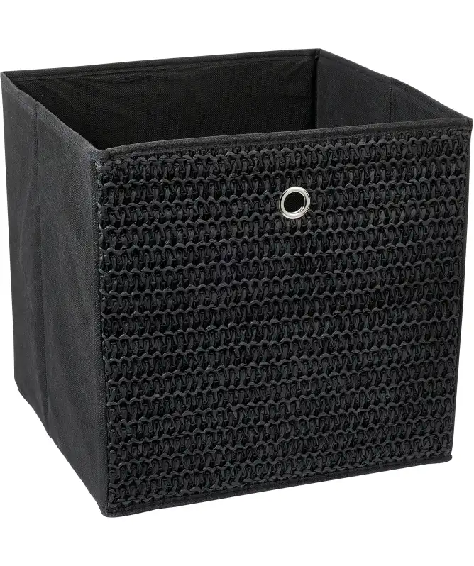 Opbergdoos met gevlochten papier