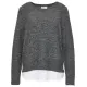 Pullover mit Bluseneinsatz