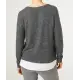 Pullover mit Bluseneinsatz