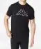Kappa T-Shirt schwarz
