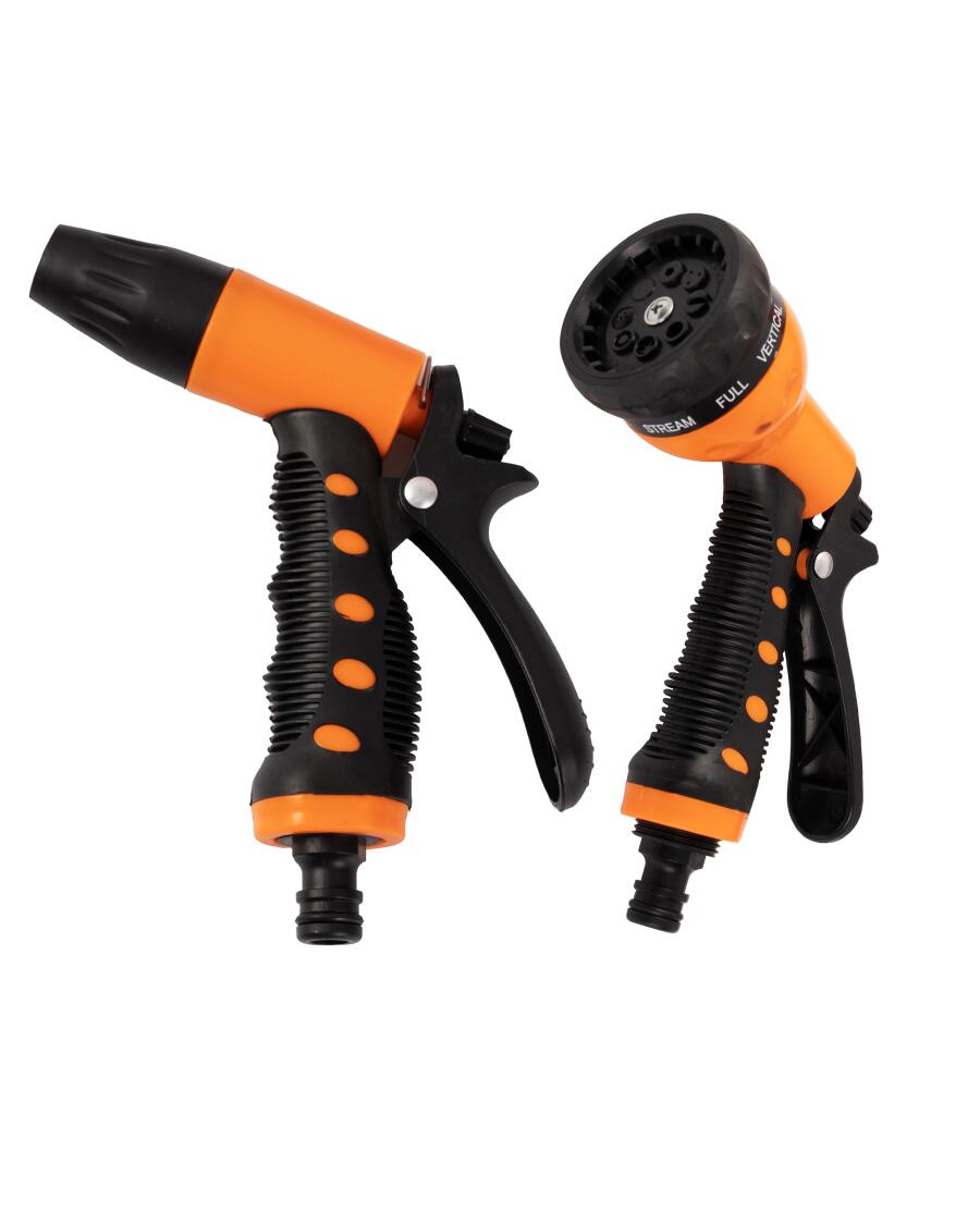 Spritzen-Set für den Gartenschlauch schwarz/orange