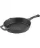 Gusseiserne Grillpfanne schwarz