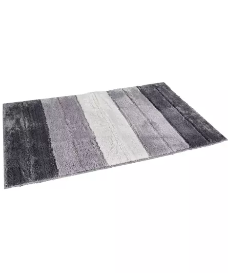 Badteppich mit Streifen