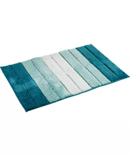 Badteppich mit Streifen