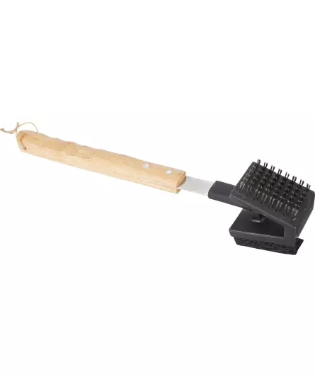 Grillbürste mit Holzstiel